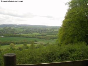 The view towards Landbarn Farm